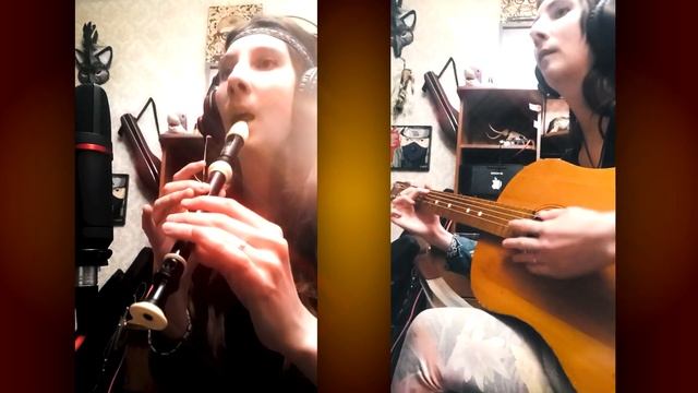 Блокфлейта и гитара - кельтская мелодия "On Lough Neagh's Banks" смотреть онлайн