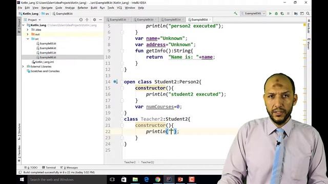 71 Android Kotlin OOP Inheritance and constructors execution priority смотреть онлайн