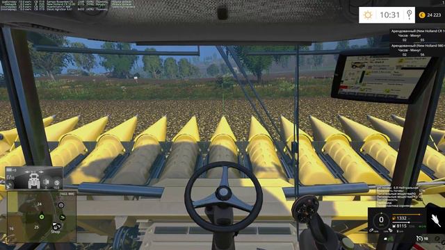 Ферма по харду! #2 - Крутимся ► Farming Simulator 15 ◄ Soil Mod, BGA Extension смотреть онлайн