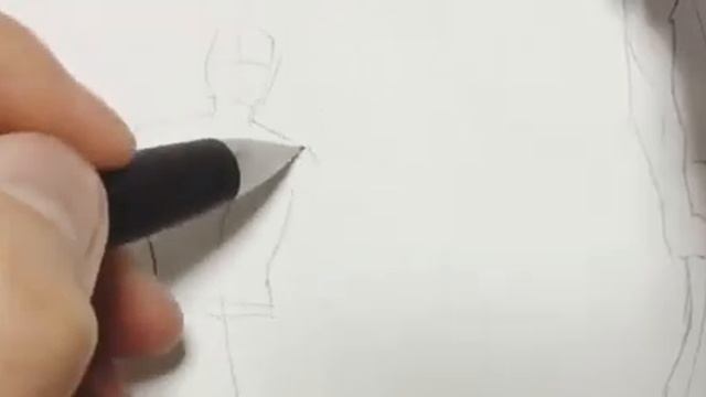 Как рисовать тело парня аниме