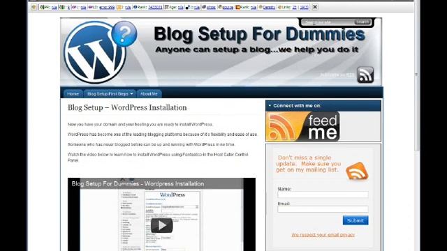 Blog Setup - Installing a Custom Wordpress Blog Logo смотреть онлайн