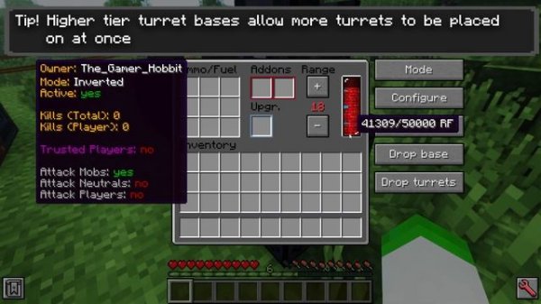 Minecraft - Open Modular Turrets 2 Mod Showcase [1.12.2]
