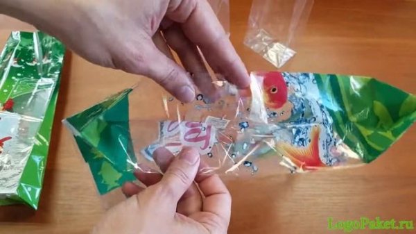 Обзор БОПП пакетов с квадратным или прямоугольным дном от производителя LogoPaket.ru