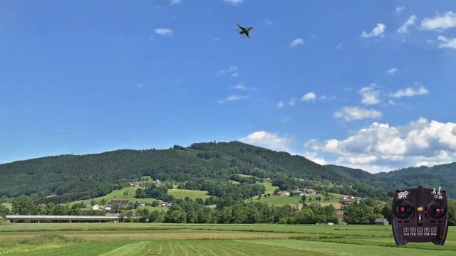 RC F-16 Thunderbird with Thrust Vectoring in Real Flight 9.5s смотреть онлайн