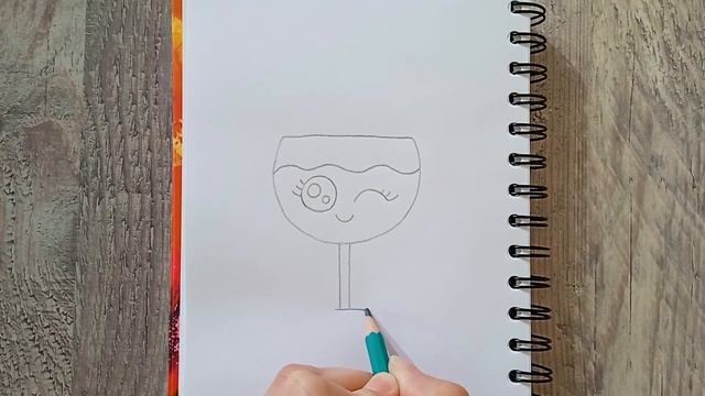 Как нарисовать милый бокал с водой смотреть онлайн