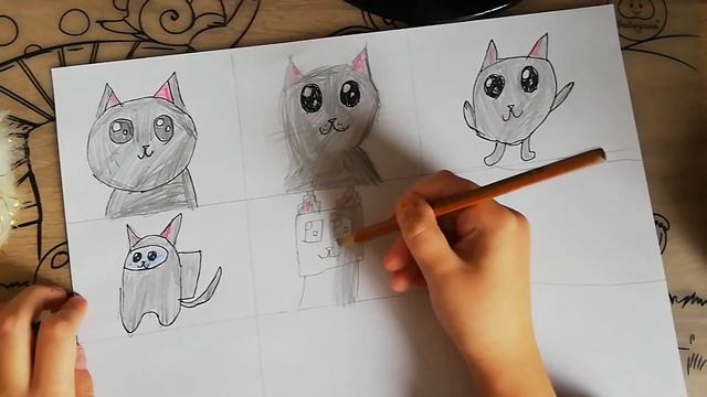 Я рисую котиков в разных стилях смотреть онлайн