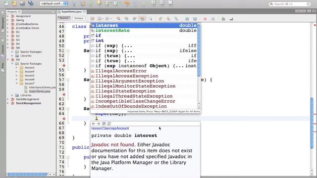 Java Tutorial Using Super Keyword Access SuperClass's Constructor смотреть онлайн