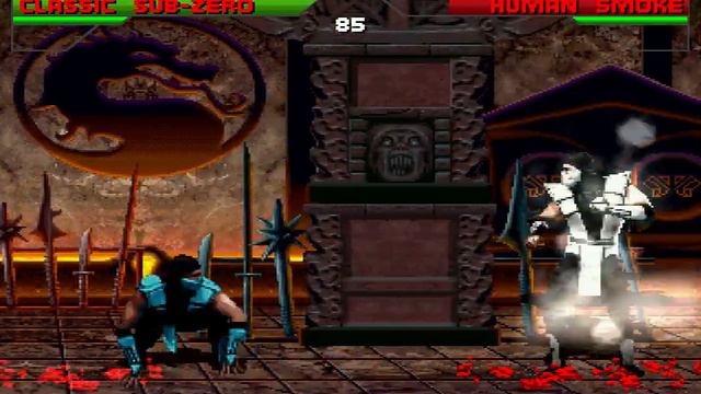 Mortal Kombat Project Neutral Universe:Classic Sub-Zero vs Human Smoke смотреть онлайн