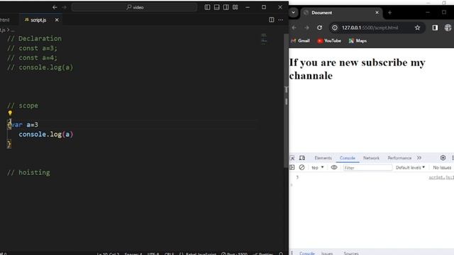 Var Let And Const Interview Question in Javascript|Problem Solving in Questions смотреть онлайн