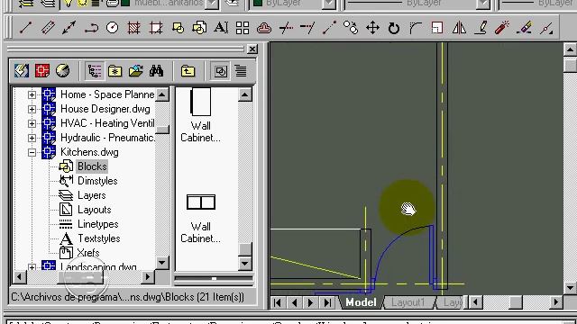 Capítulo 07, Dibujar muebles sanitarios y manejo de AutoCAD Design Center смотреть онлайн