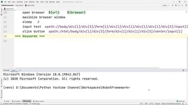 Handling Input Box in Robot Framework || Selenium with Python. смотреть онлайн
