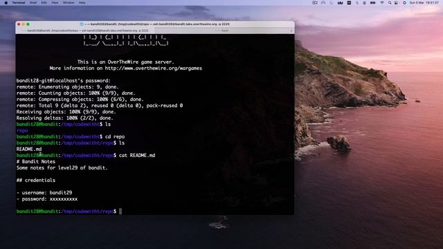OverTheWire - Bandit - Level 28 смотреть онлайн
