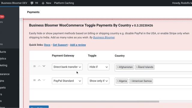 Business Bloomer WooCommerce Toggle Payments By Country Mini-Plugin Overview смотреть онлайн
