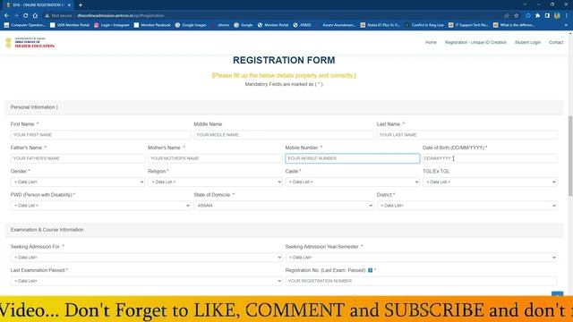 How to generate Unique ID For Online Admission || Unique ID Registratrion Online Apply 2023 смотреть онлайн