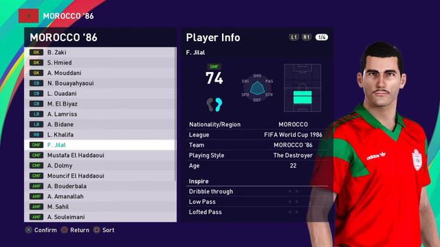 eFootball PES 2021 SEASON UPDATE MOROCCO MUNDIAL 1986 PS4 смотреть онлайн