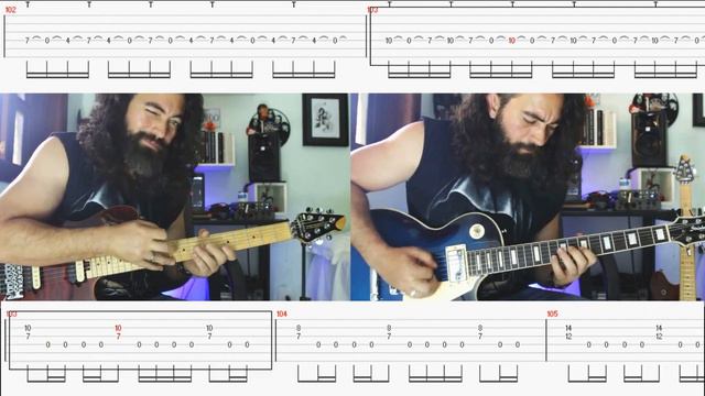 NOVA ERA / ANGRA / GUTAR COVER WITH TAB / Rafael and Kiko Loureiro