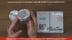 Поршень Сенс 1.3 75,5 В Автрамат 307-1004015Н в интернет-магазине автозапчастей RIO-V