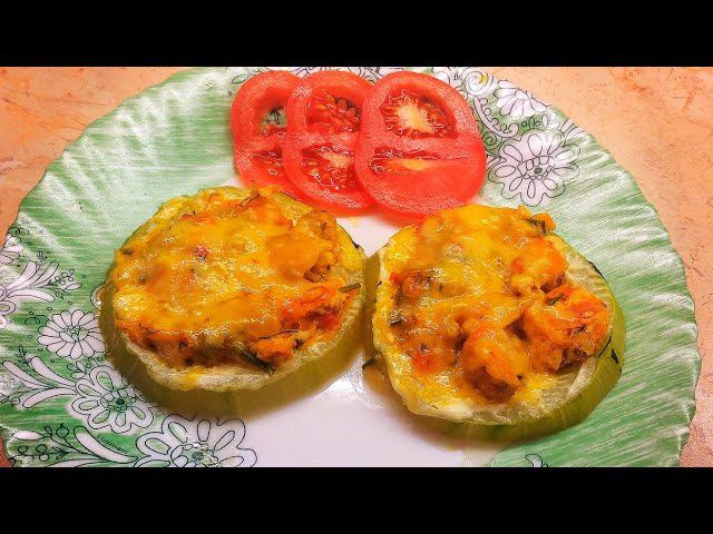 Цукини С Куриной Начинкой И Сыром! Вкусный и Простой Рецепт!