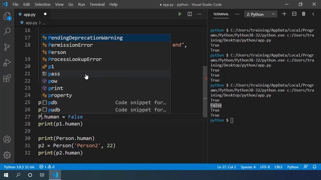 Learn Python OOP - Class Level attributes and methods смотреть онлайн