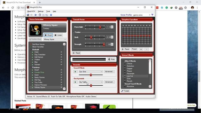 Girl Voice In-Game! (Morphvox Voice Changer Quick Tutorial) смотреть онлайн