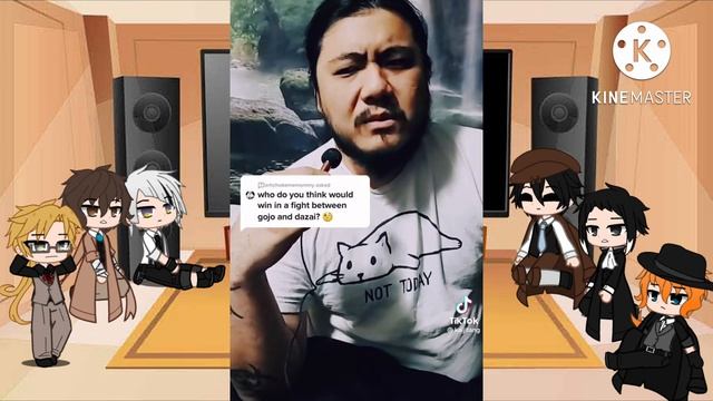 Bungou Stray Dogs react to Gojo Satoru || BSD || JJK смотреть онлайн