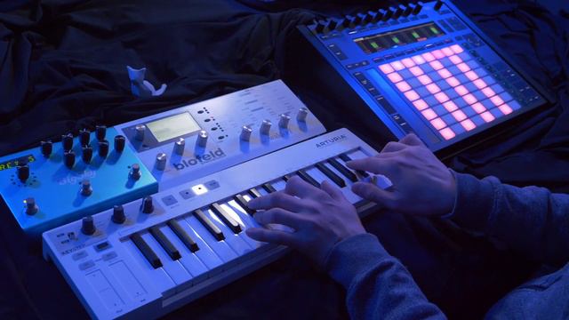 Ambient music with Waldorf Blofeld and Strymon Big Sky смотреть онлайн