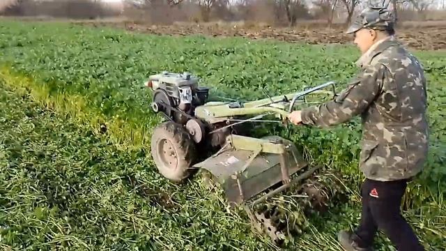 Фреза як мульчер по сидератах. смотреть онлайн