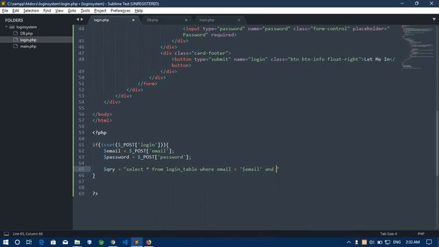 login system with php and mysql смотреть онлайн