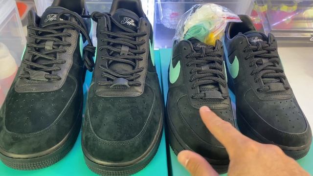 REAL VS FAKE NIKE AIR FORCE 1 LOW TIFFANY & CO 1837 смотреть онлайн