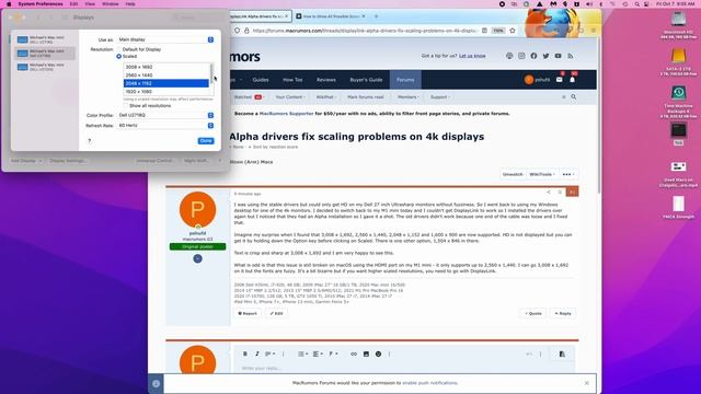 DisplayLink Alpha drivers fix scaling problems macOS 4k displays смотреть онлайн