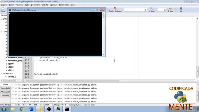 Tutorial Space Invaders com Python/Turtle pt.br [Parte 2] смотреть онлайн