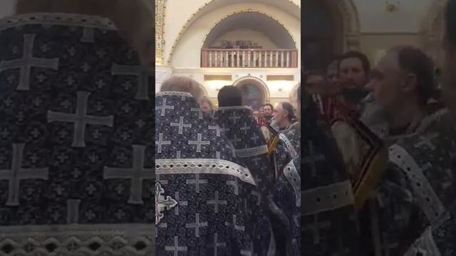 Вынос пламенный в Переделкино 14 апреля 2017 г. В выносе плащенницы участвовал схиархимондрит Илий смотреть онлайн