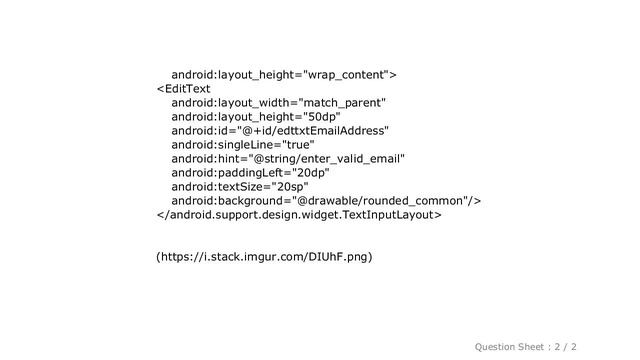Android : TextInputLayout :How to give padding or margin to hint? смотреть онлайн