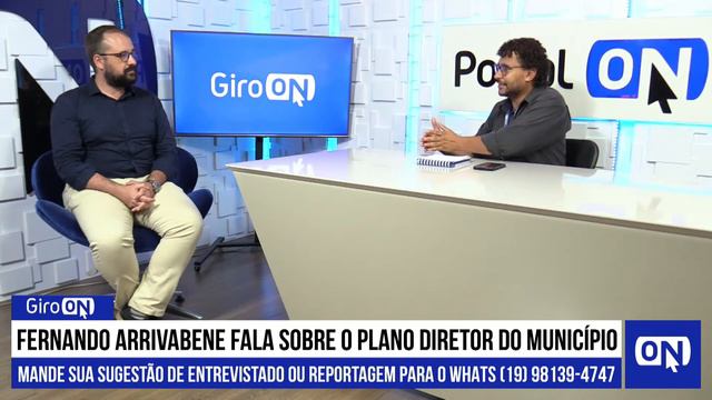 AO VIVO: Giro ON recebe Fernando Arrivabene- Secretário de Planejamento de Artur Nogueira! смотреть онлайн