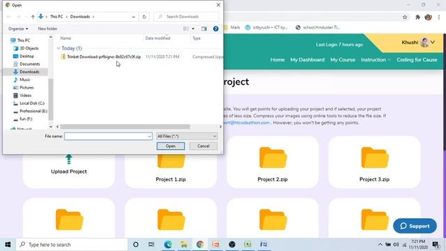 HTcodeathon 2020 |How to Download Python Project from Trinket and Upload in HTCodeathon Website смотреть онлайн