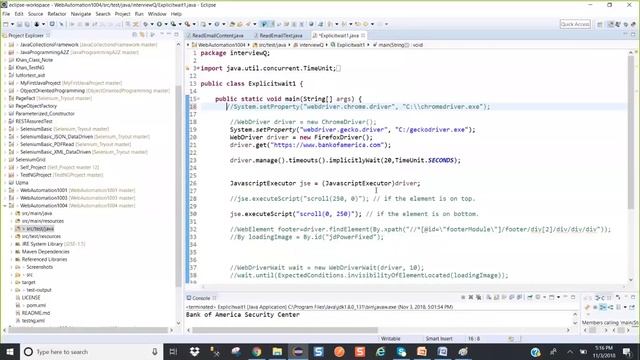 ICTERGuru Lecture 2029 Part 4 Explicit and Implicit Wait Statements in Selenium with Java смотреть онлайн