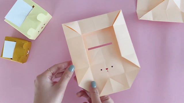 DIY Origami Memo Pad Holder / Cute Paper Crafts