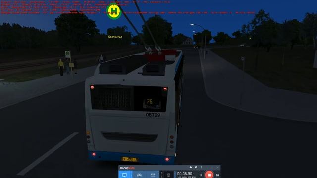 тест поездка троллейбуса на базе автобуса LiAZ_6274.02 смотреть онлайн