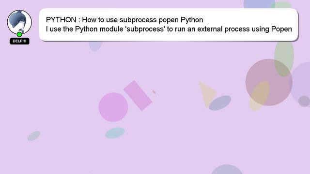PYTHON : How to use subprocess popen Python смотреть онлайн