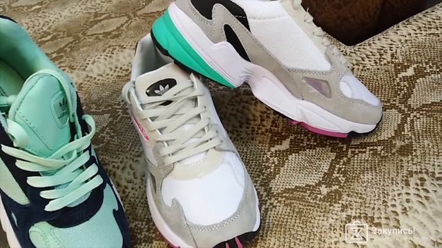 Обзор: Кроссовки ADIDAS FALCON W ЦВЕТ БЕЛЫЙ/РАЗНОЦВЕТНЫЙ смотреть онлайн