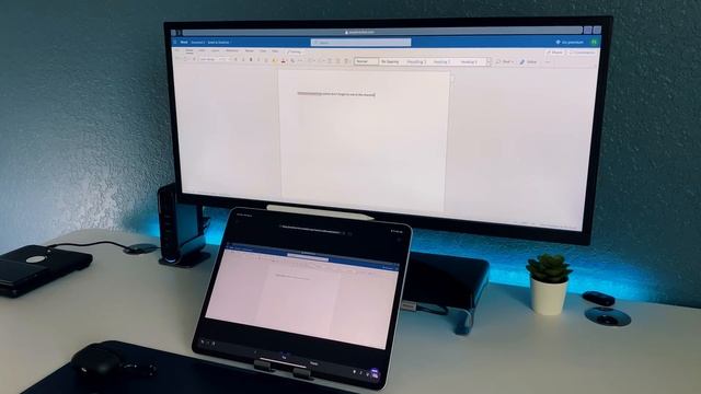 Full Screen Microsoft O365 on iPad Pro! смотреть онлайн