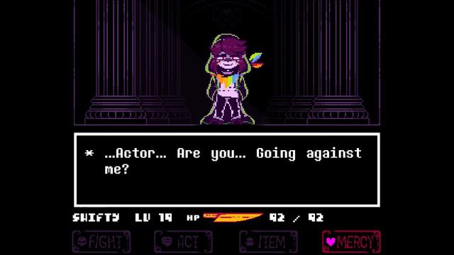 StoryShift Facing Demons Chara Fight - True Ending | Undertale Fangame