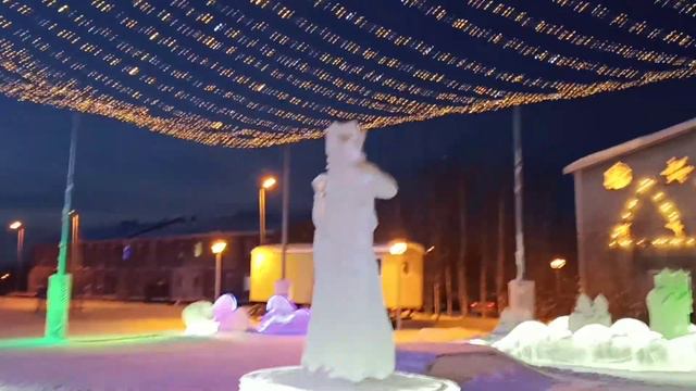 ледовый городок Губкинский микрорайон 7 смотреть онлайн