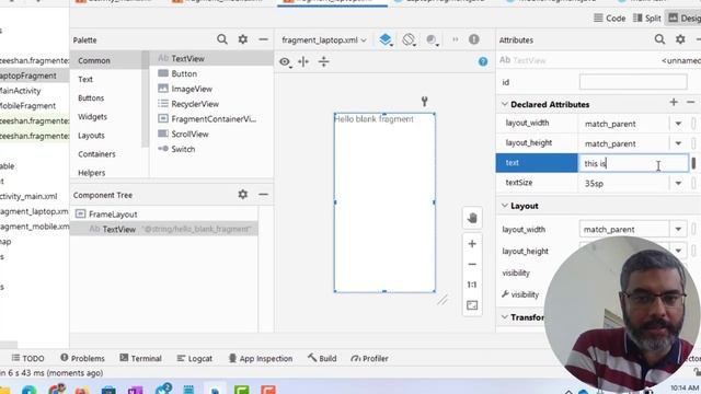How to use Fragments in Android Studio | Android Fragments tutorial | Android Studio Full Course смотреть онлайн
