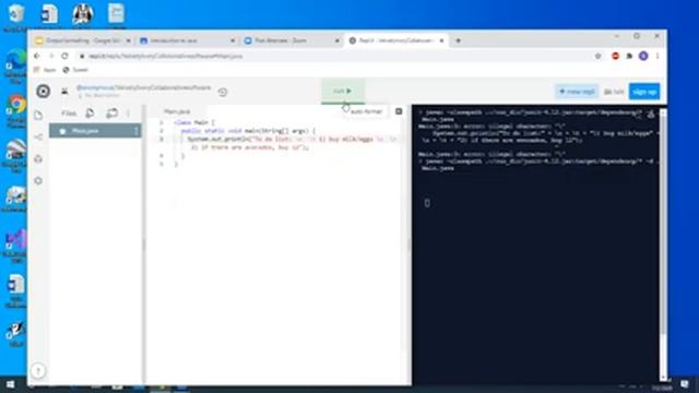 Output Formatting: Introduction to Java 6/2/20 смотреть онлайн