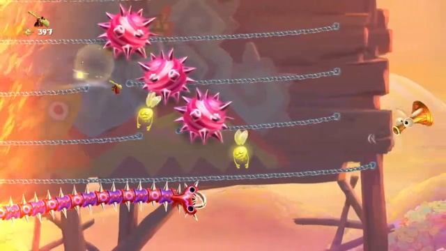 Rayman Legends Mariachi Lum Farming смотреть онлайн