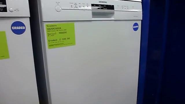 Siemens SN25M280GB Graded freestanding dishwasher Serial 598690 смотреть онлайн