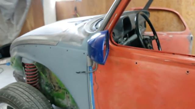 Nissan 350z power + heated mirror on a 1975 VW Super Beetle Classic смотреть онлайн