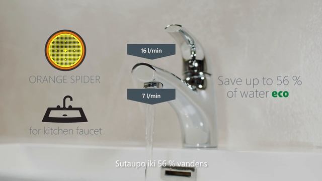 Aeratoriai Maišytuvams RUBINETA Spider / Faucet Aerators / аэраторы для смесителя  RUBINETA Spider