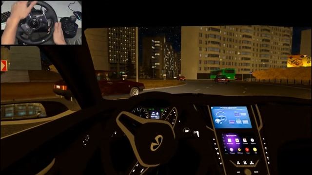 Infiniti Q60 Realistic Driving - City Car Driving || Logitech G920 Gameplay смотреть онлайн
